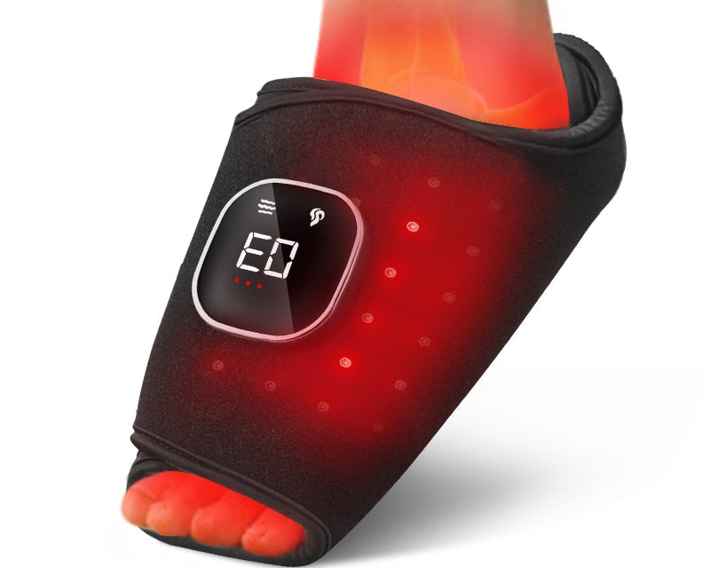 Cordless Red Light Therapy Foot Wrap — Dual-Spectrum 660nm and 850nm Light, Foot and Ankle Coverage