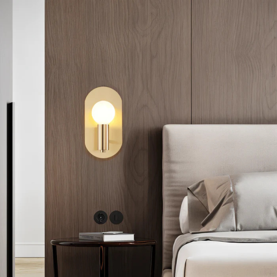 Aurea Gold LED Wall Lamp For Luxe Interiors And Hallways