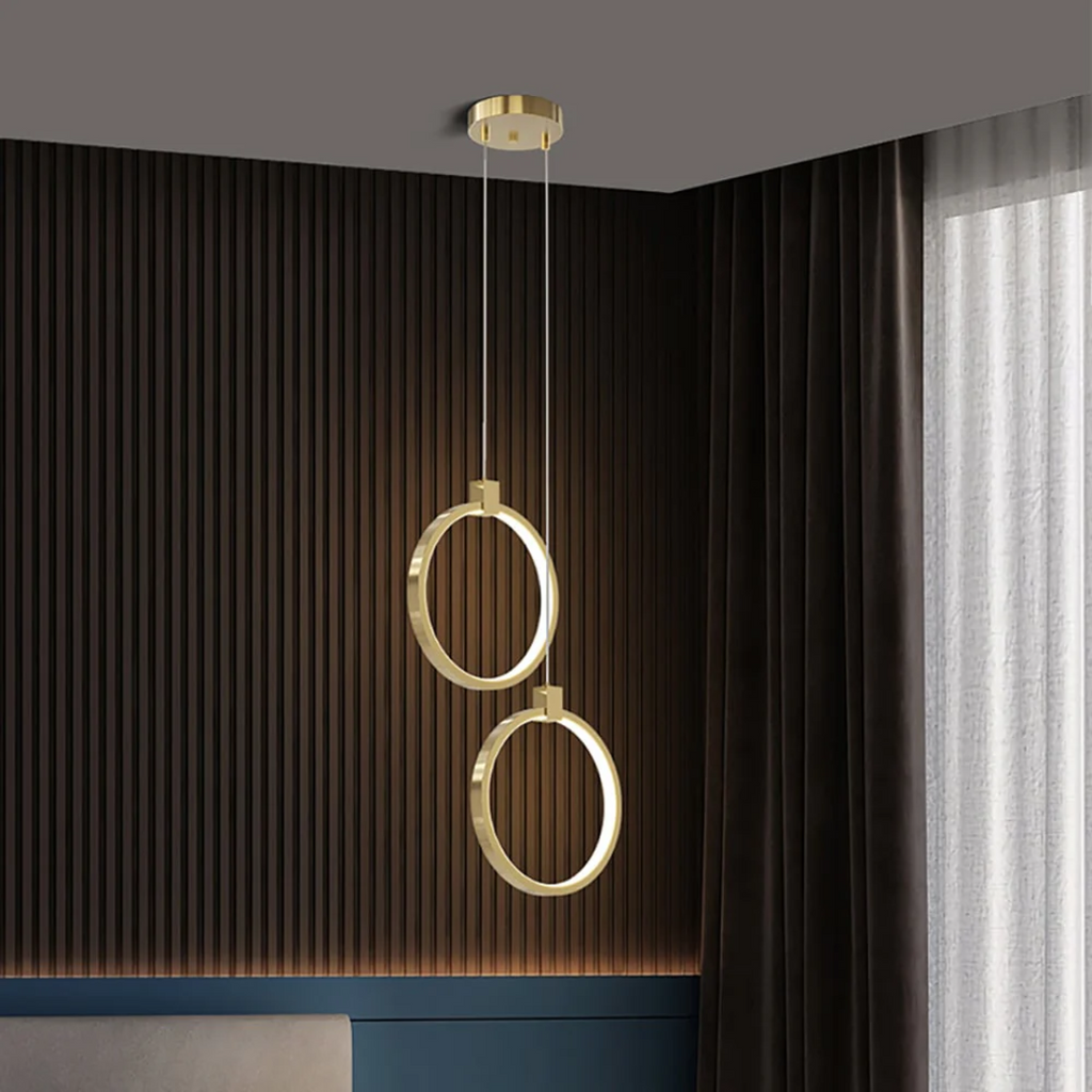 LustreGold Deckenpendelleuchte für Schlafzimmer oder Wohnraum