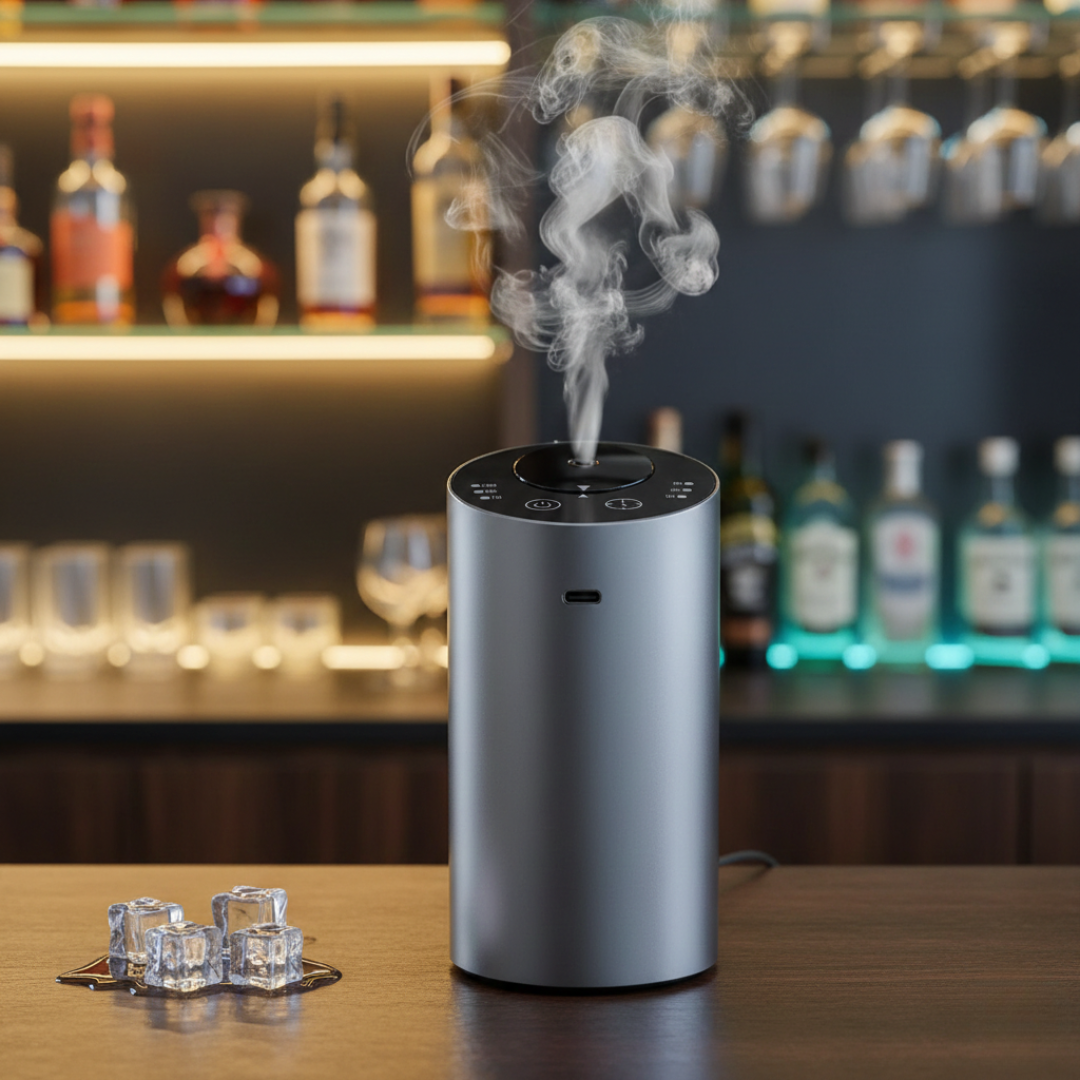 Bezdrátový přenosný aroma difuzér — vestavěná dobíjecí baterie, bezvodý mechanismus