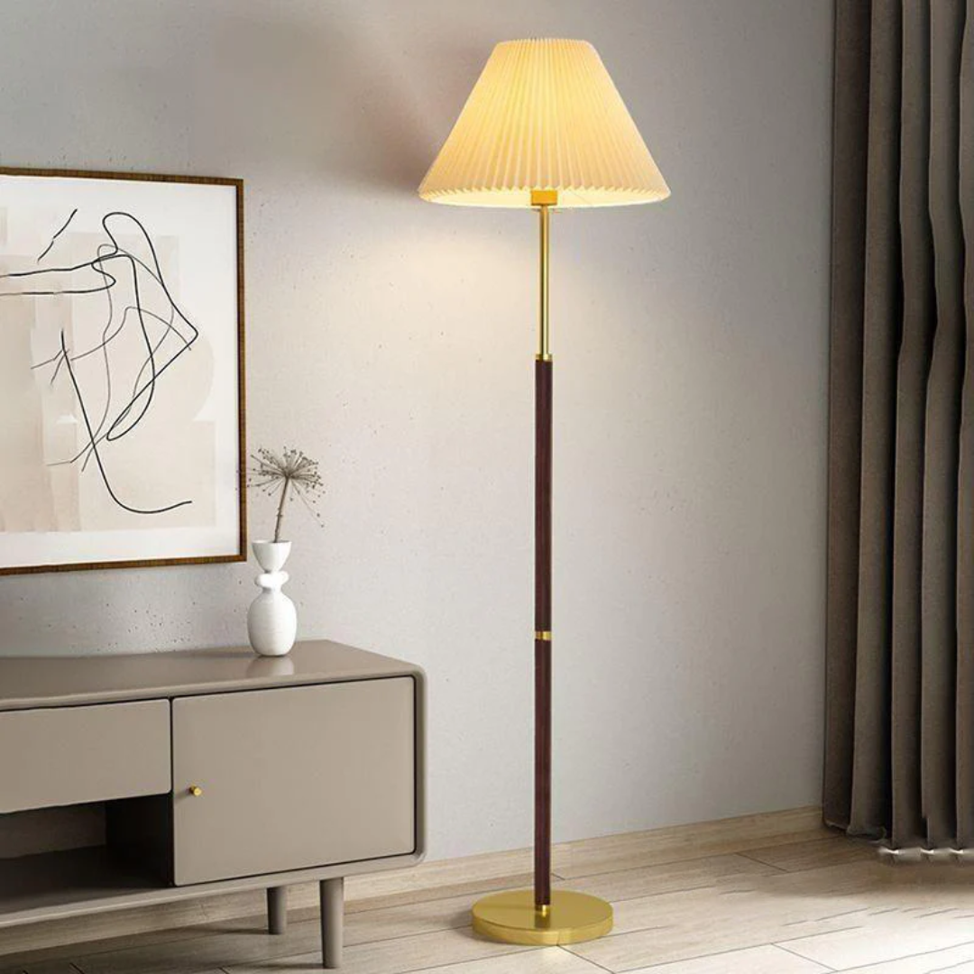 Aurea Floor Lamp With Rice Paper Panel And Gentle Warm Glow