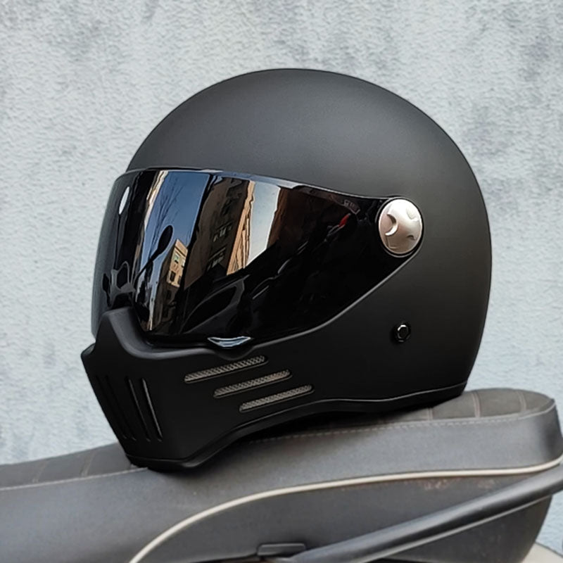 Casque de moto intégral - Écran teinté, homologué DOT et ECE
