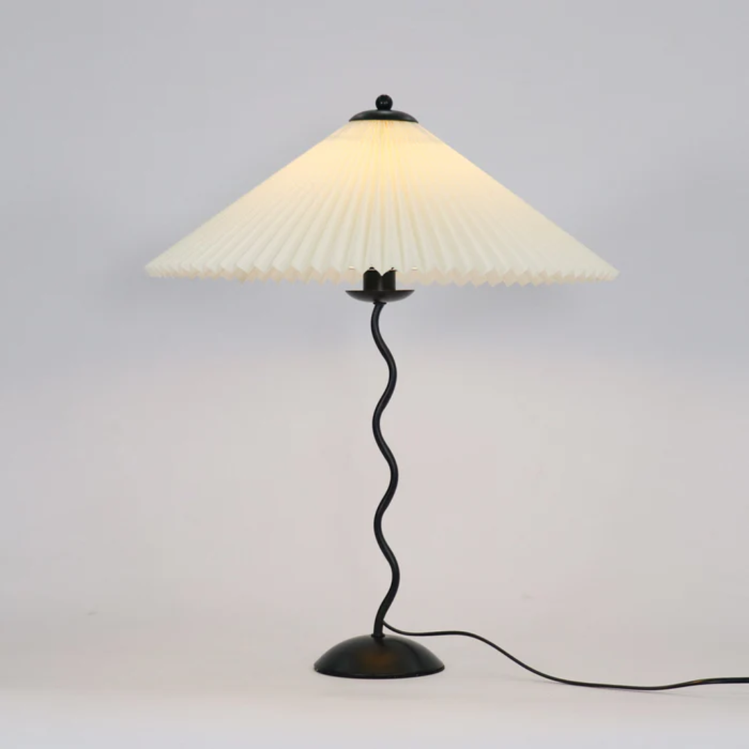 AureaArc Table Lamp With Cozy Warm Lighting And Curved Form