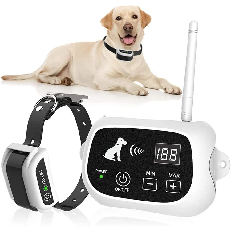 Système de clôture invisible pour chien avec collier sans fil — Contrôle des limites