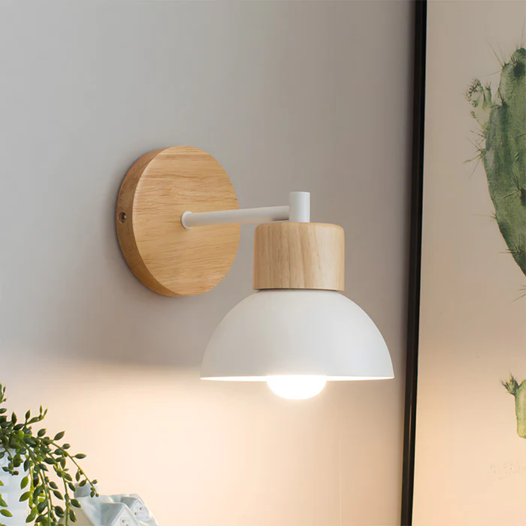 SylvaWood Wall Light For Bedroom, Living Room, And Kitchen