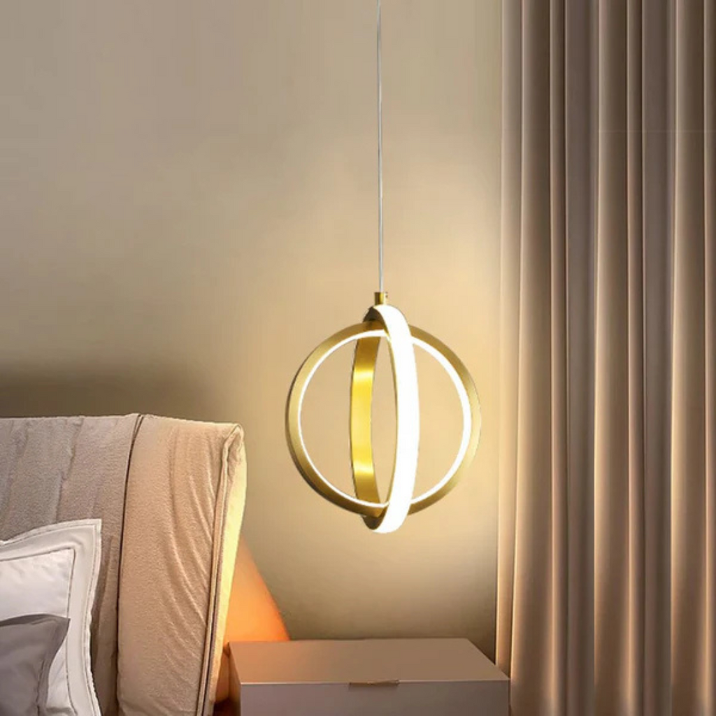 Aurelia Arc Pendant Light In Gold For Living Areas At Home