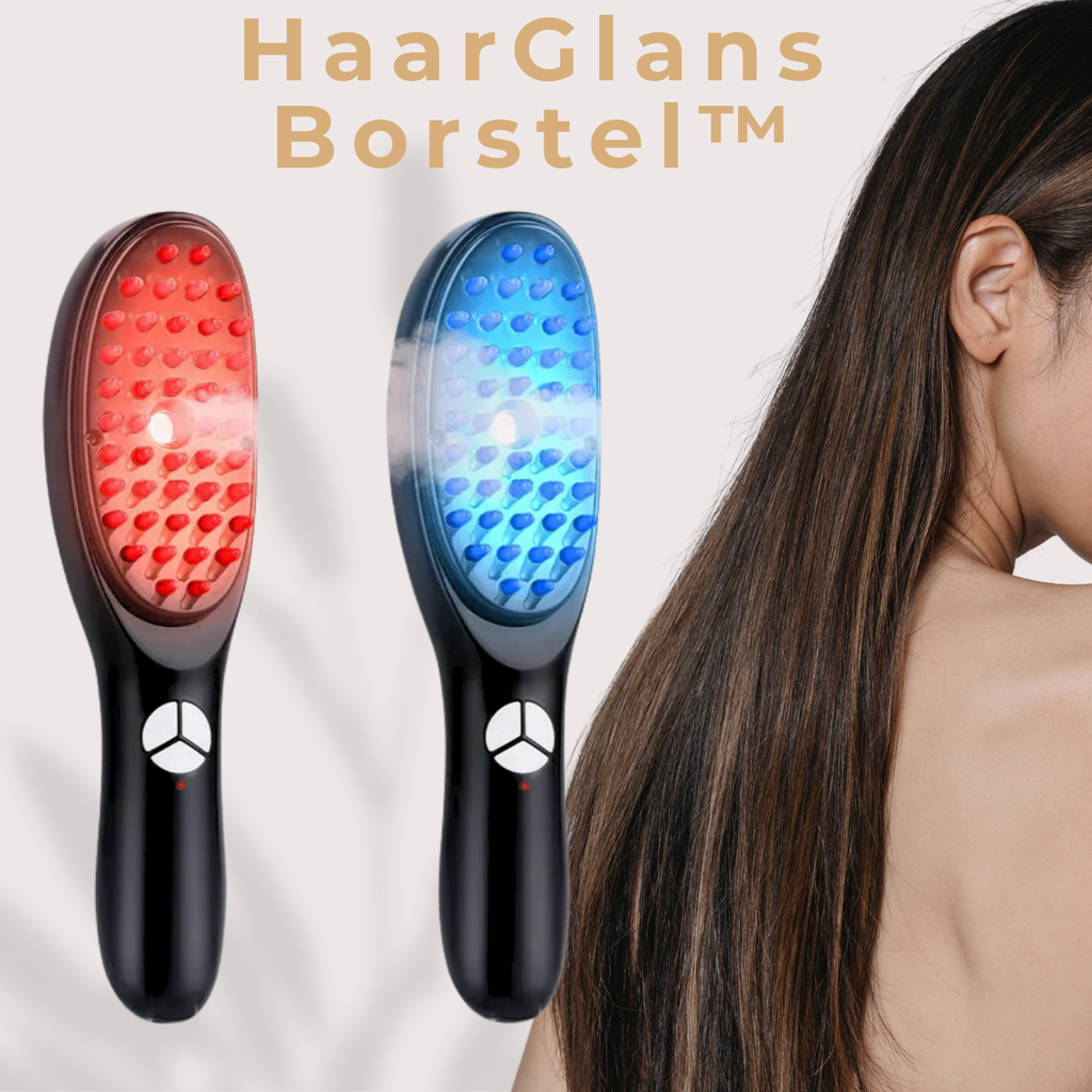Brosse Gloss pour cheveux 4-en-1 — Stimulateur de croissance des cheveux clairsemés