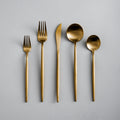 Modern Minimalist Flatware Set — Sleek Clean Design