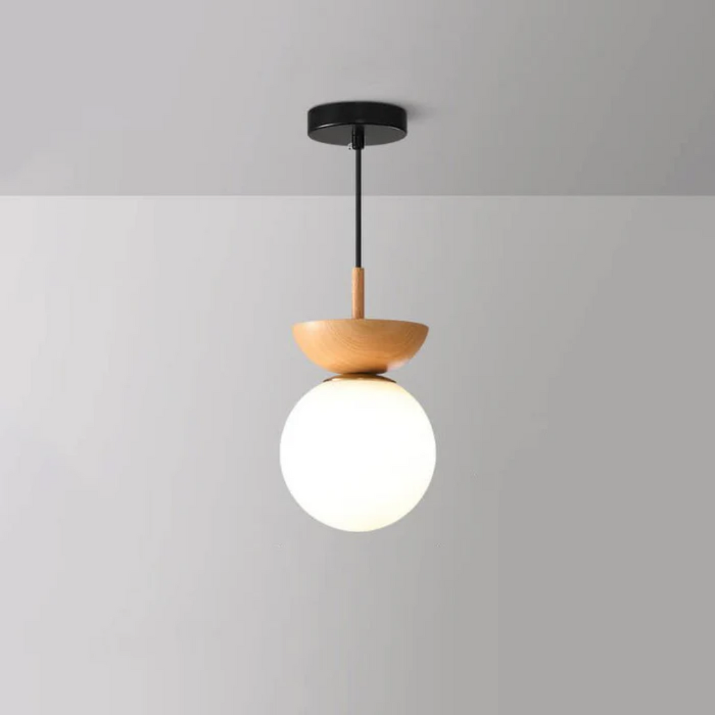 LyraLumen Japanese Style Dining Pendant Lamp With Three Separate Color Temperatures