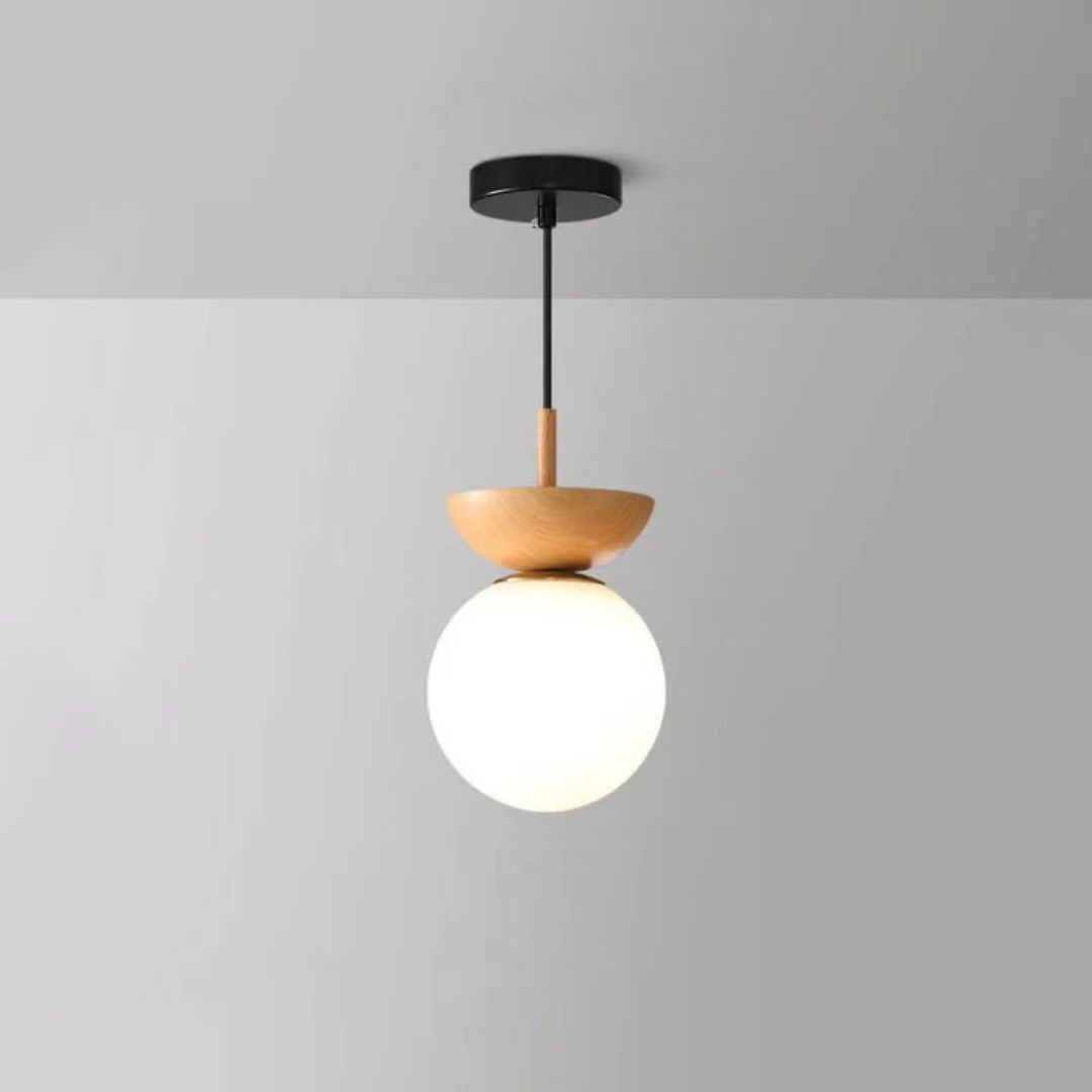 LyraLumen Japanese Style Dining Pendant Lamp With Three Separate Color Temperatures