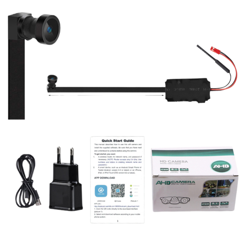 LuminaGuard 4K Indoor Camera — Hidden Mini Recorder, Wi-Fi Connection