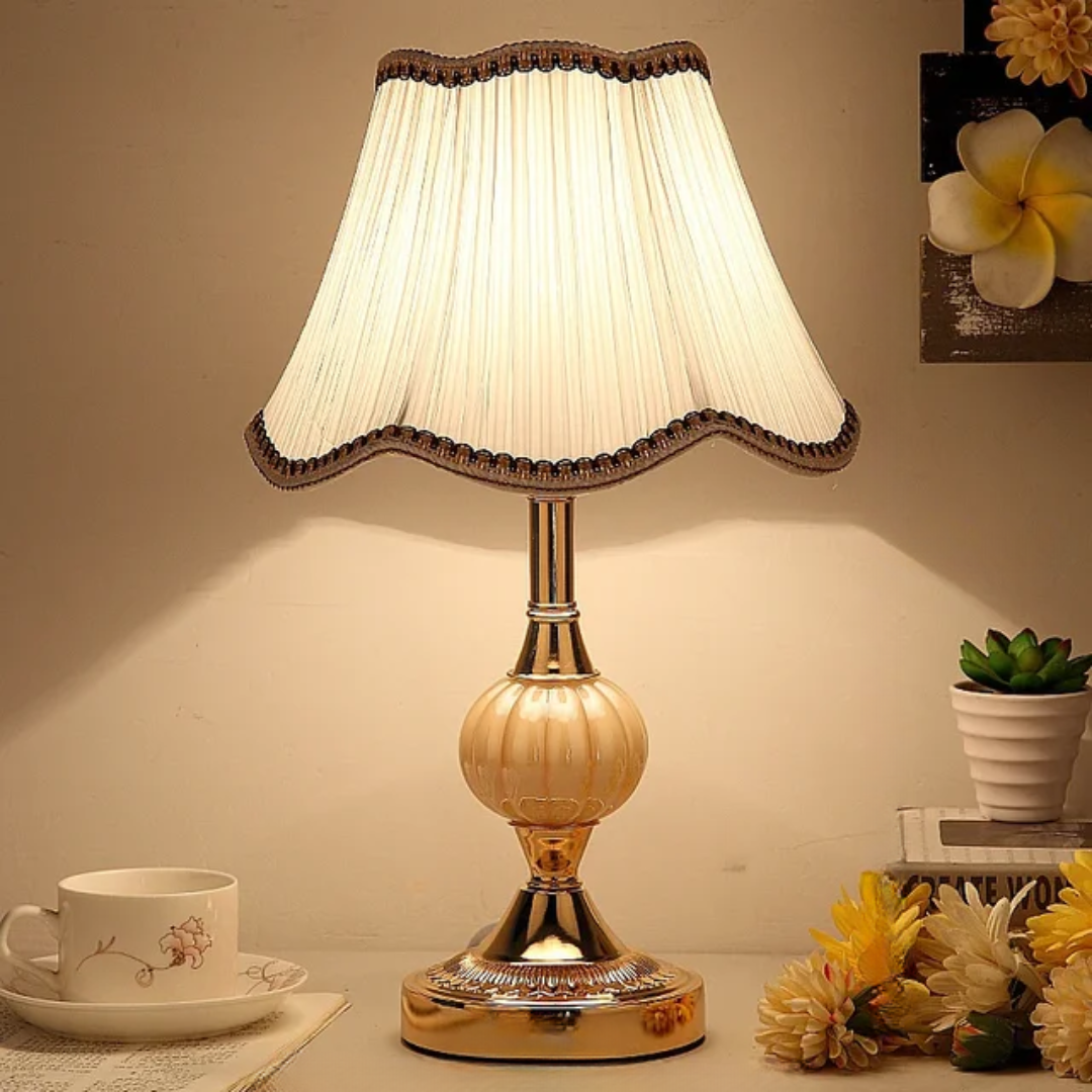 Nordelra Vintage Nordic Table Lamp For Cozy Living And Study Rooms