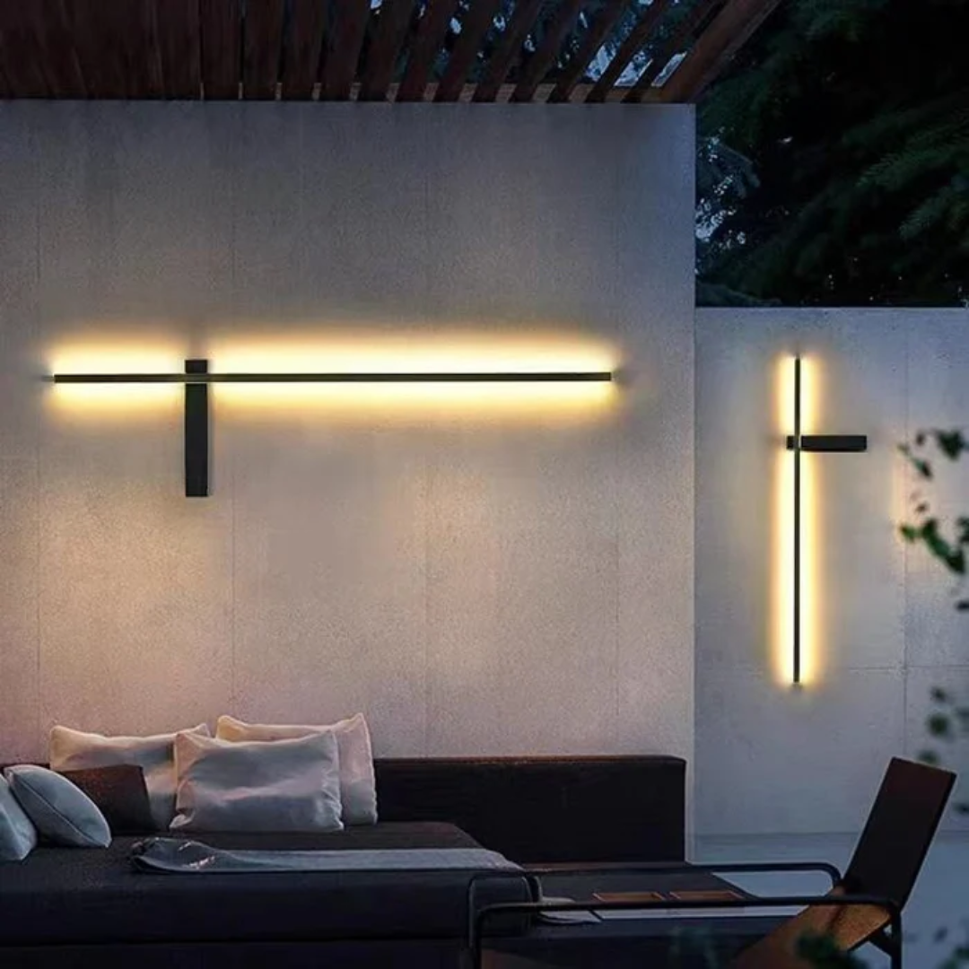 Vellaro kabellose Wandleuchte für den Außenbereich mit 300 Lumen und warmem Licht