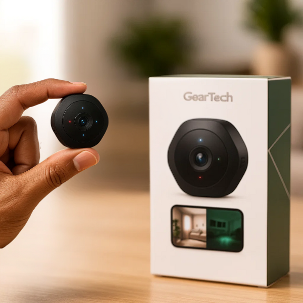 Nexara Mini Security Camera — 1080P HD, Night Vision, Two Way Audio, 30 Feet