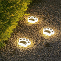 Lampa solară de exterior PawGlow cu panou de autoîncărcare pentru căi  