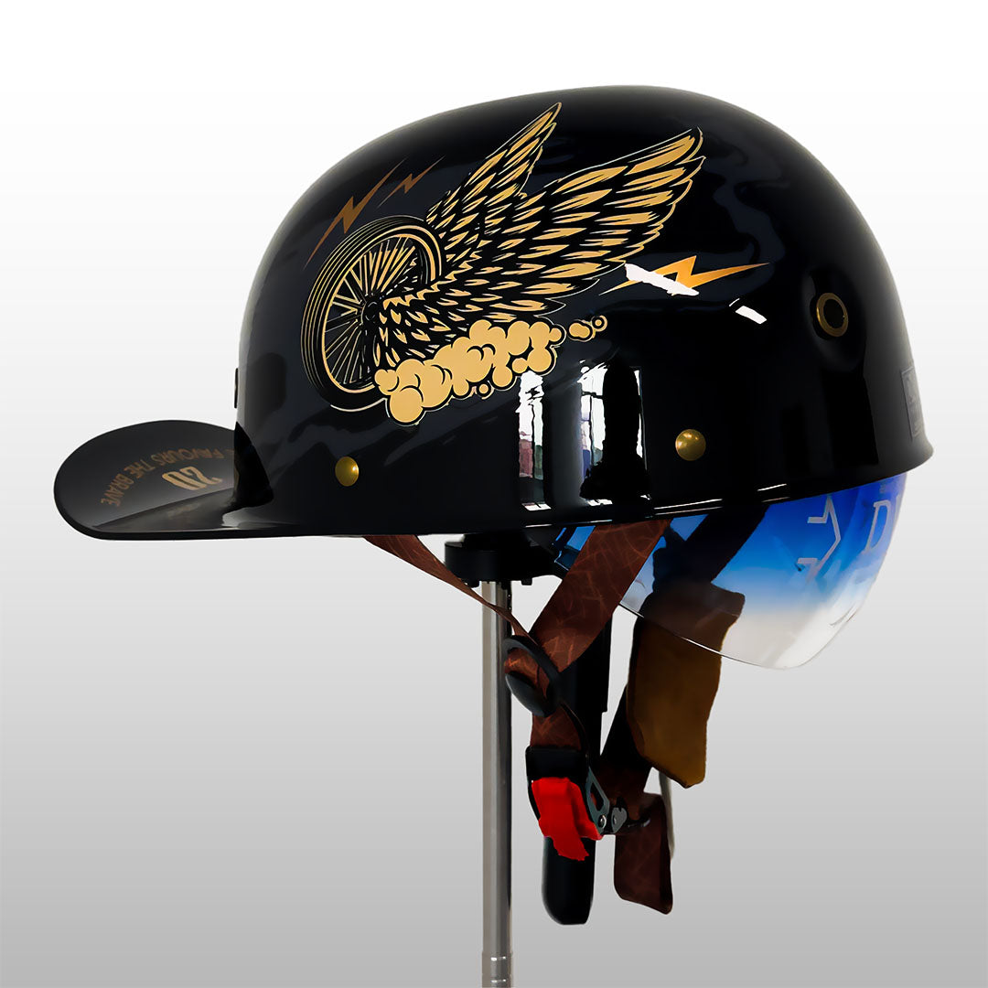 DOT & ECE Certified Moto Baseball Cap Style Helmet