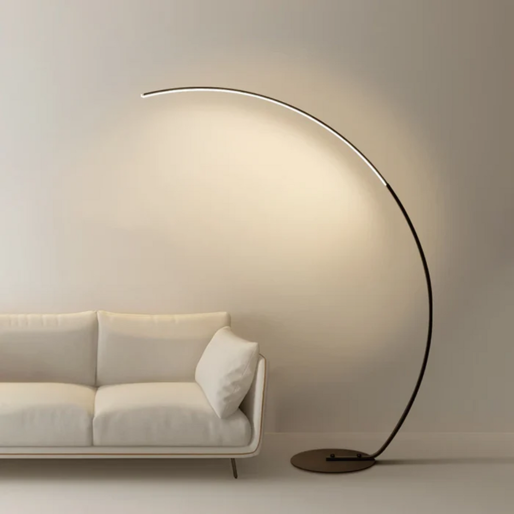 Solmere Arc Floor Lamp For Bedrooms And Living Rooms At Home