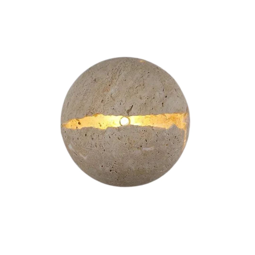 Velvet Stone Calandra Wall Mount Light With Warm Glow Deluxe