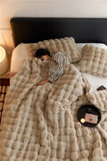 Cuddleblanket mykt ullpledd — varm og koselig komfort