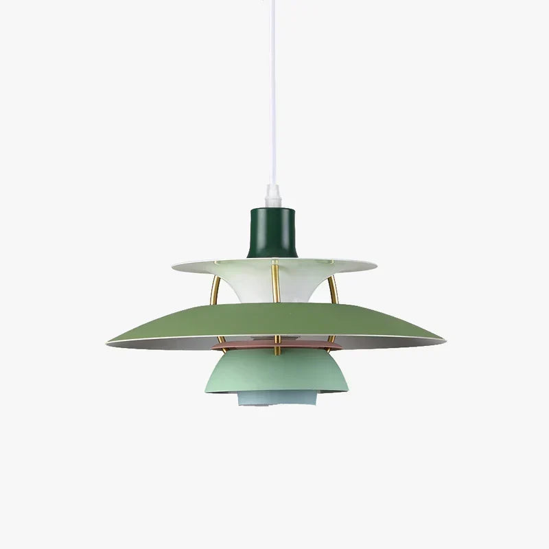 Morandi modern LED-hänglampa — färgglad skärm