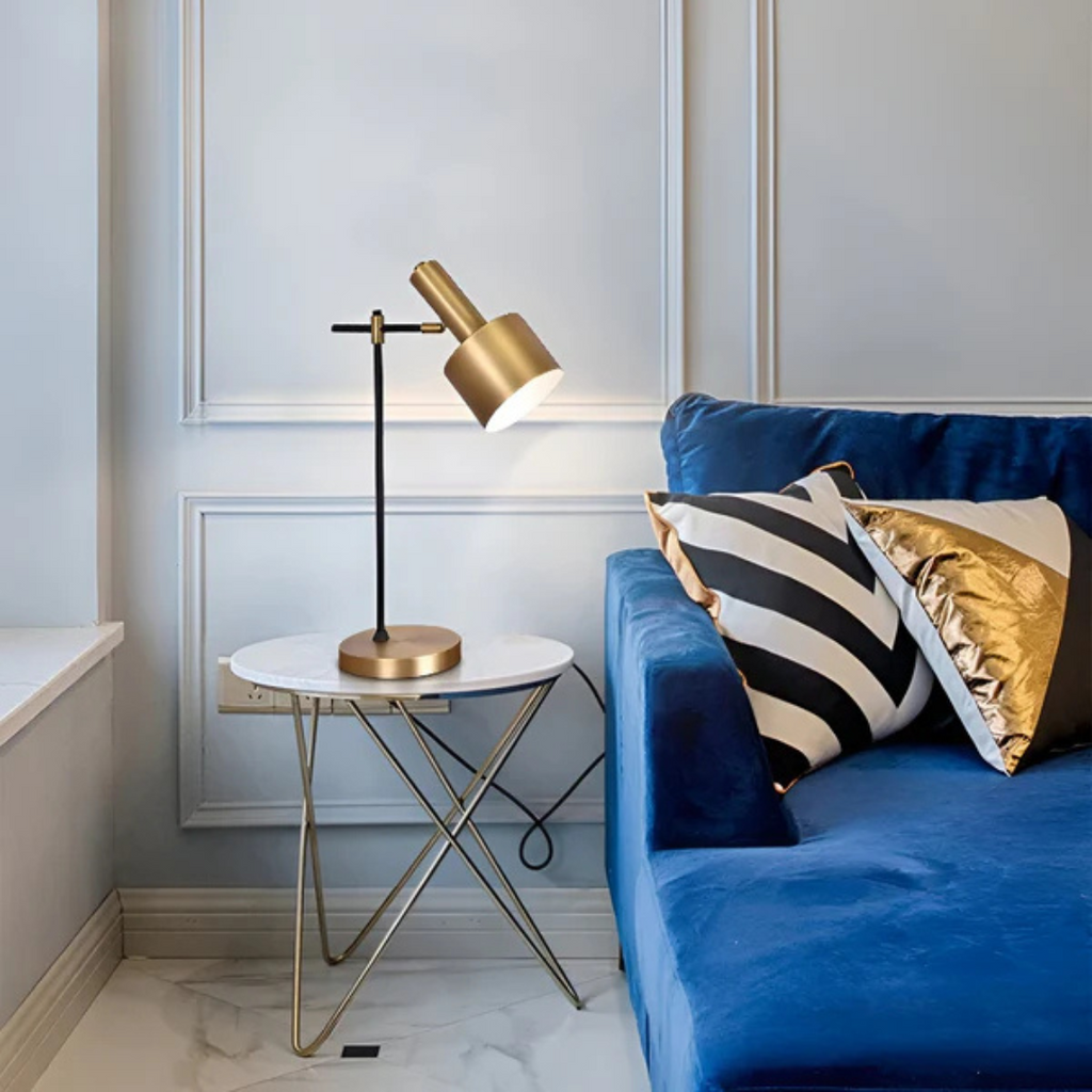 Aurelia Luma Elegant Gold LED Accent Table Lamp Ambience