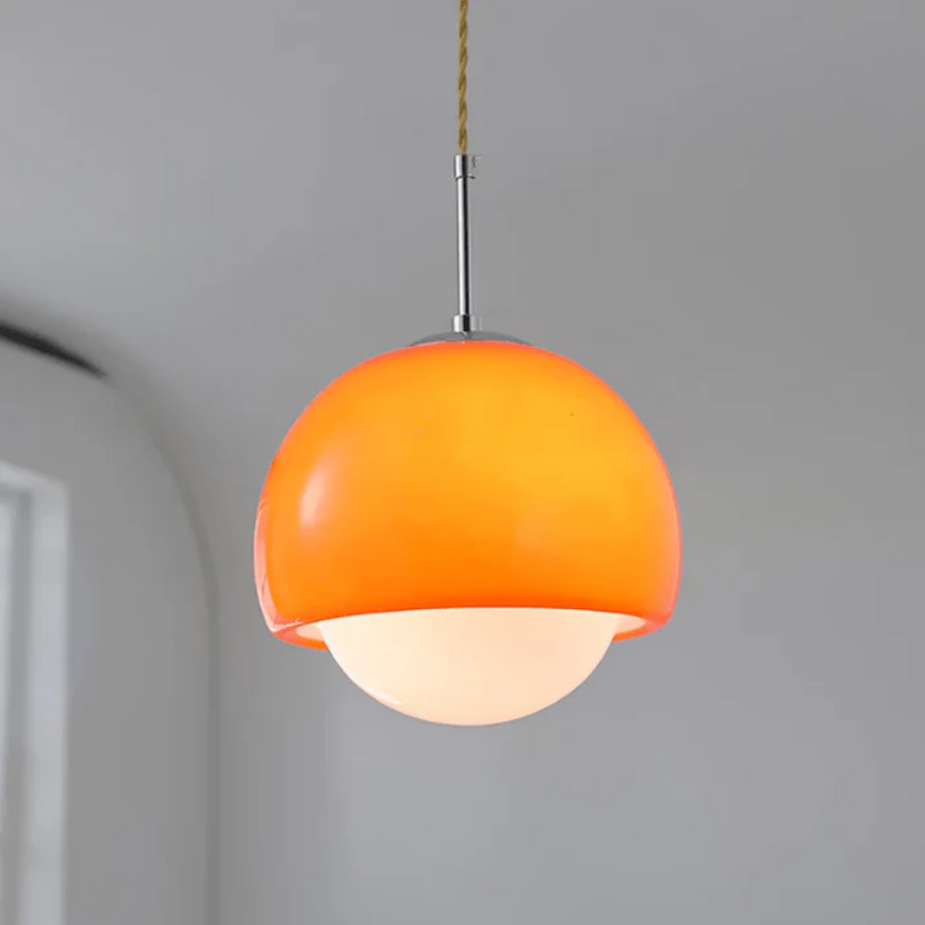 NovaLume Pendant Light With Glass Globe For Dining Table In Bauhaus Style
