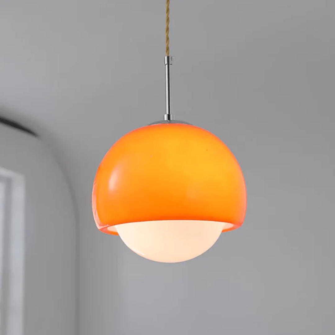 NovaLume Pendant Light With Glass Globe For Dining Table In Bauhaus Style