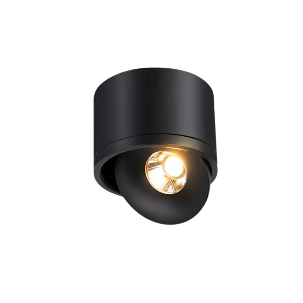 LumaGlide 360 graders roterende LED takarmatur med slank aluminiumsramme