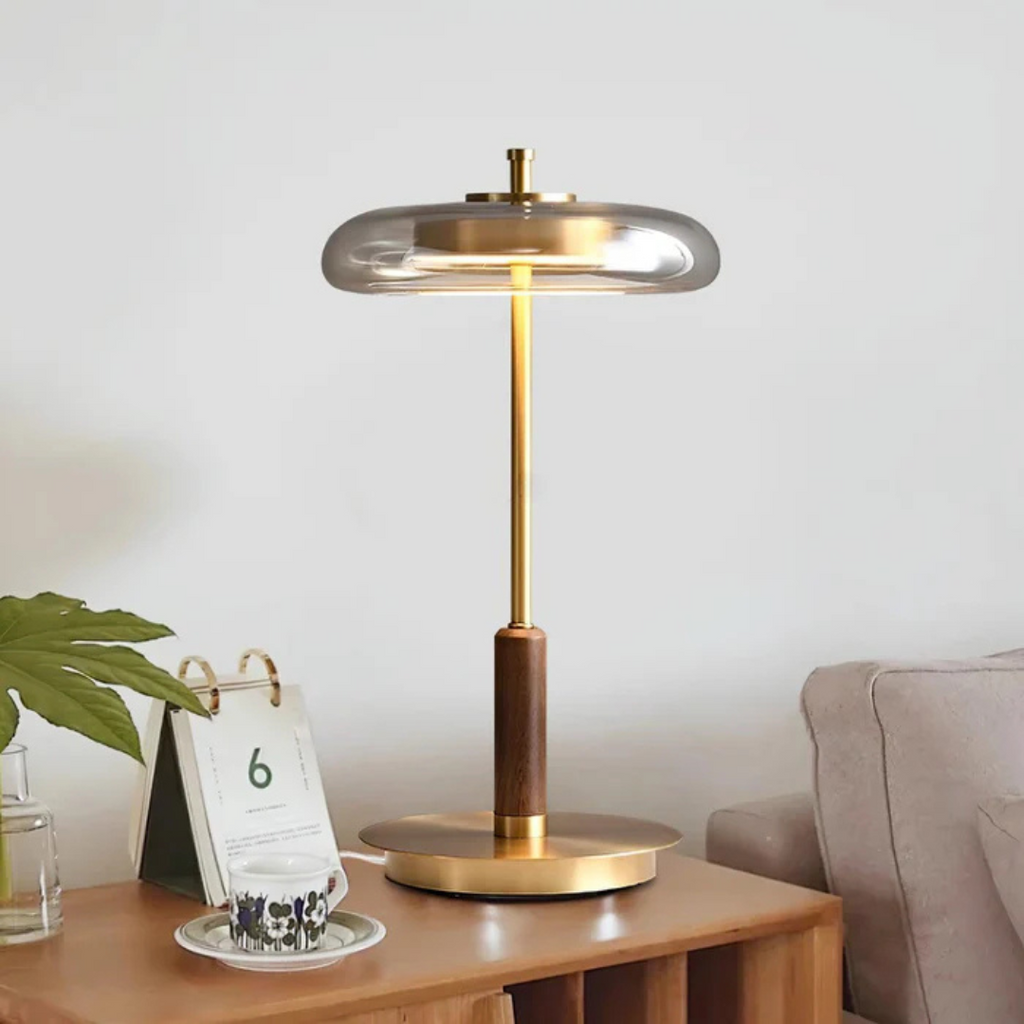 NovaLume Ambient LED Soft Glow Table Lamp For Living Room Spaces