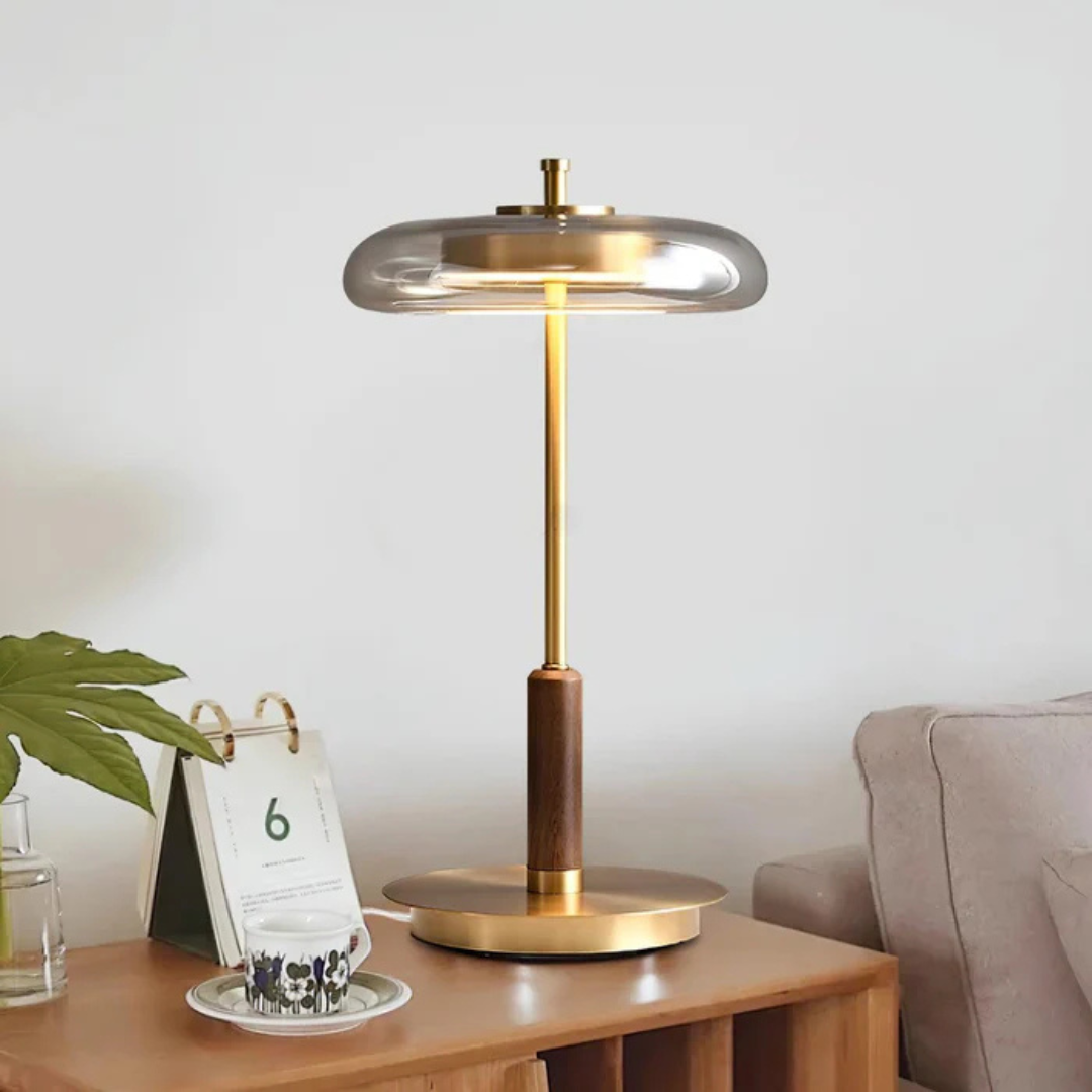 NovaLume Ambient LED Soft Glow Table Lamp For Living Room Spaces
