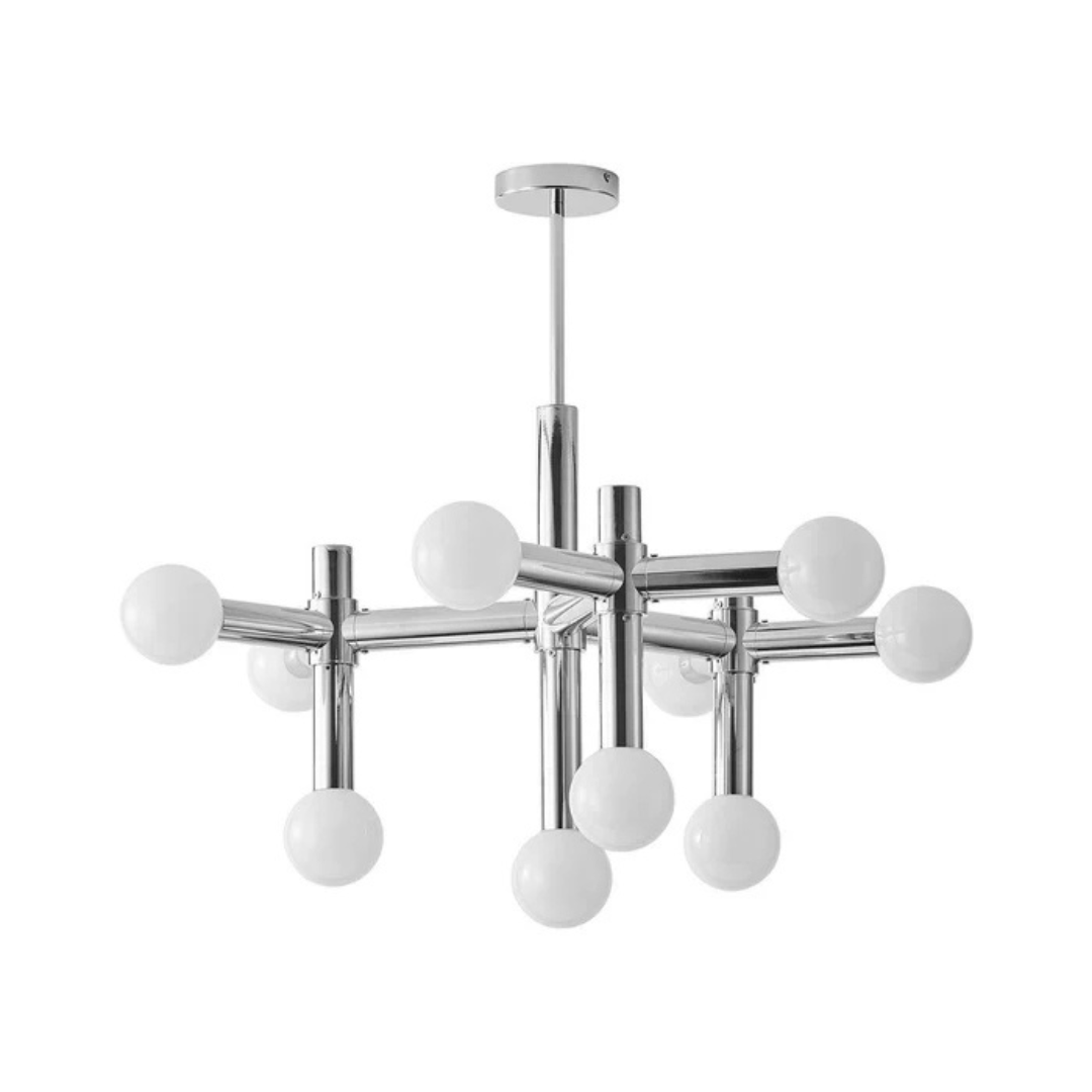 Luminra Nordic Glas-Globus Pendelleuchte für den Esstisch