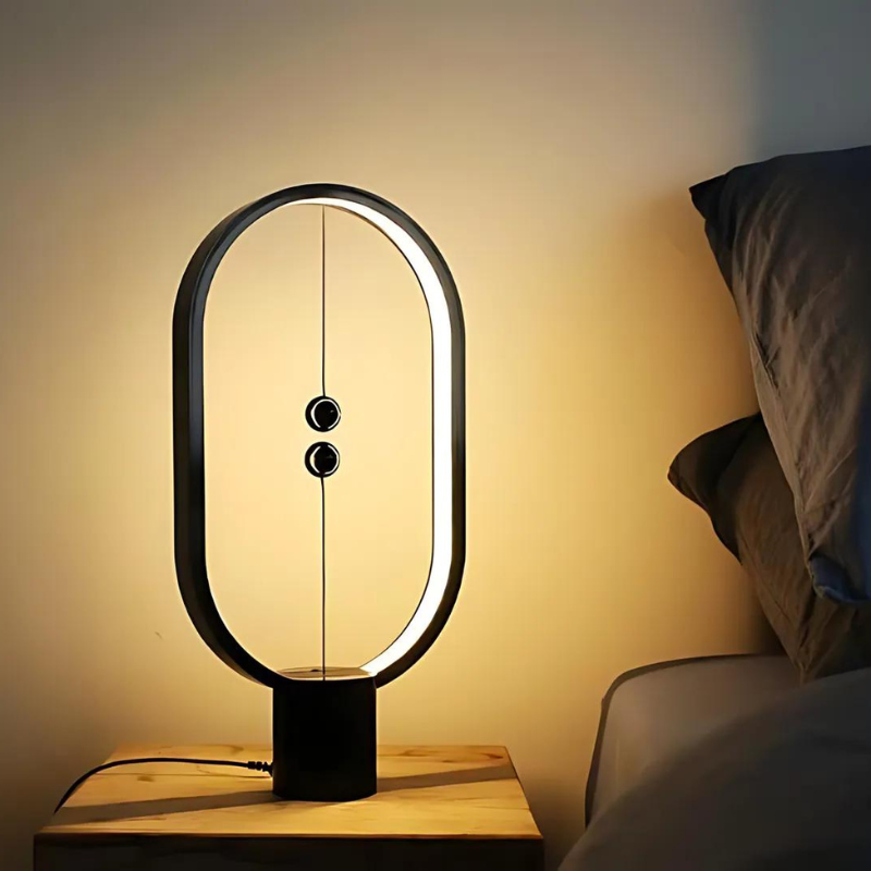LumaCrest LED-Schreibtischlampe für stimmungsvolle Beleuchtung am Nachttisch im Homeoffice  