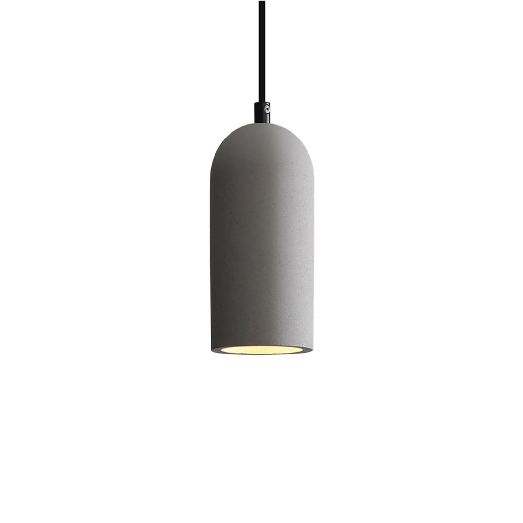 NovaCrest Cement Pendant Luminaire With Industrial Style For Dining And Living