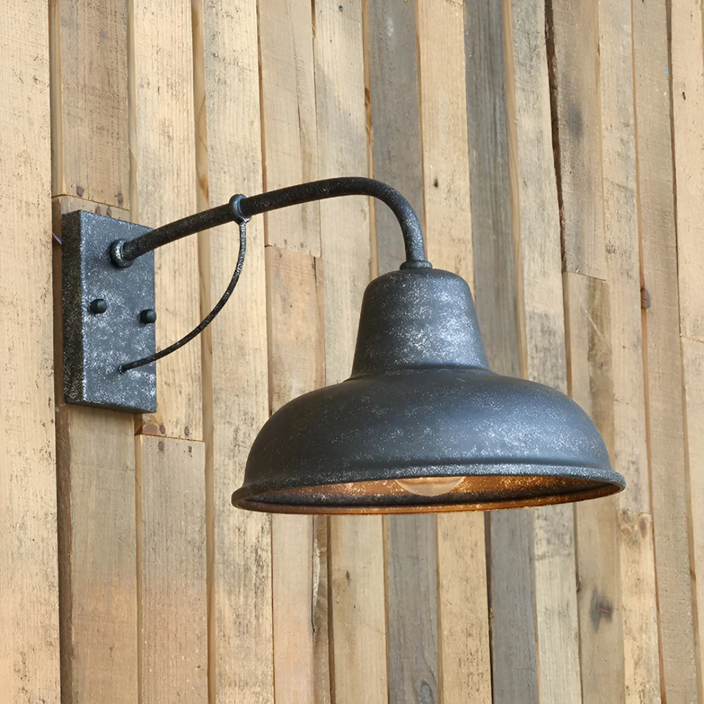 Ravelon Outdoor Lantern For Patio In Vintage Industrial Style By Aerolux