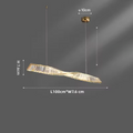 Lumeris Modern Crystal Spiral Pendant Light With LED For Dining Room