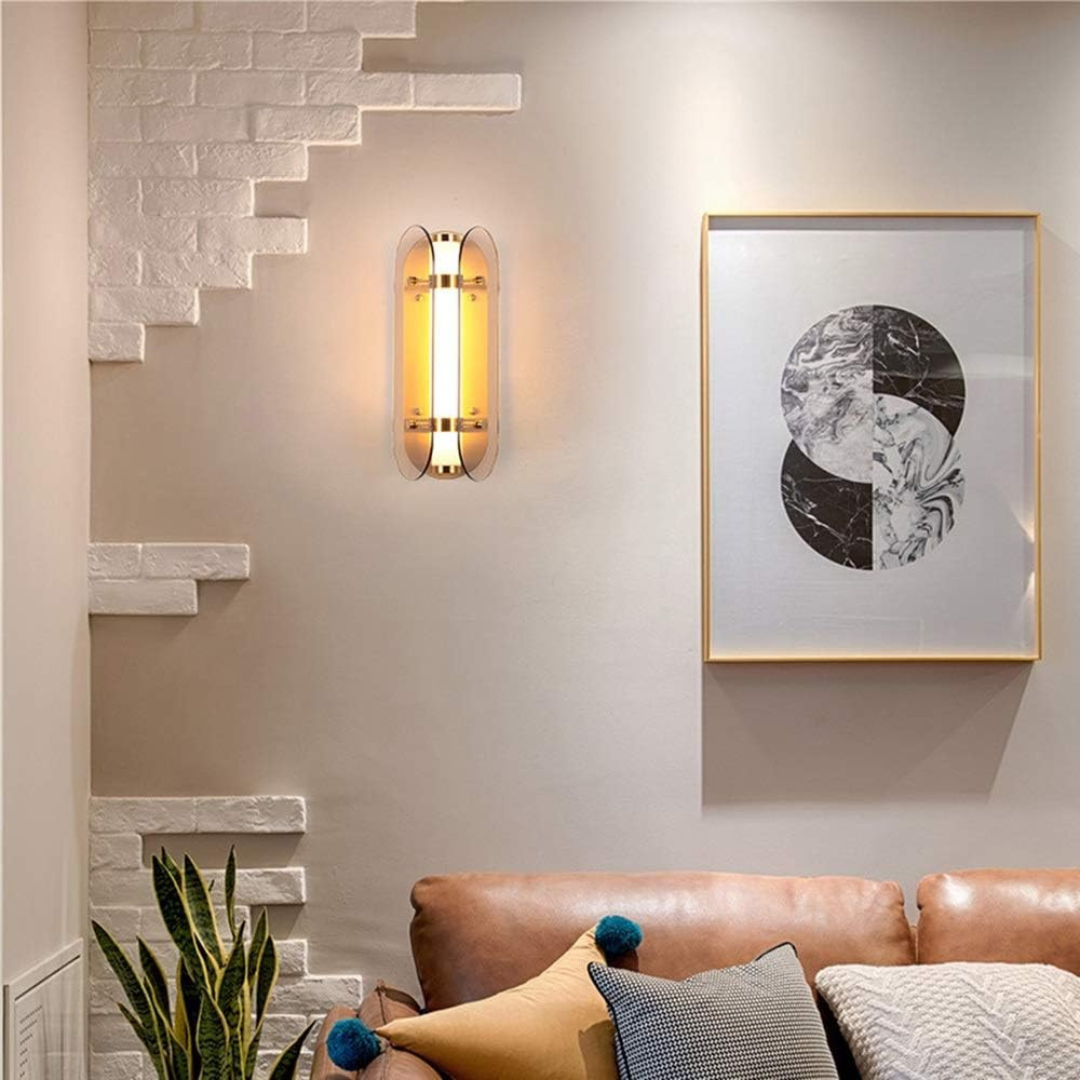 NovaLux LED Glass Wall Light For Modern Interiors Home And Office