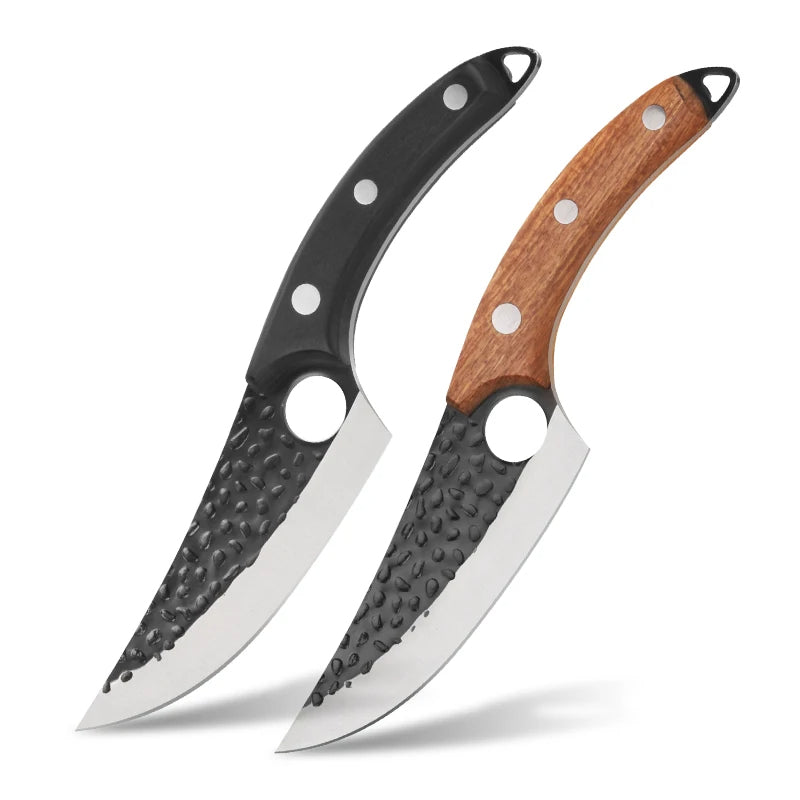 Faca de cozinha japonesa artesanal Huusk Premium Control — fio de corte de precisão
