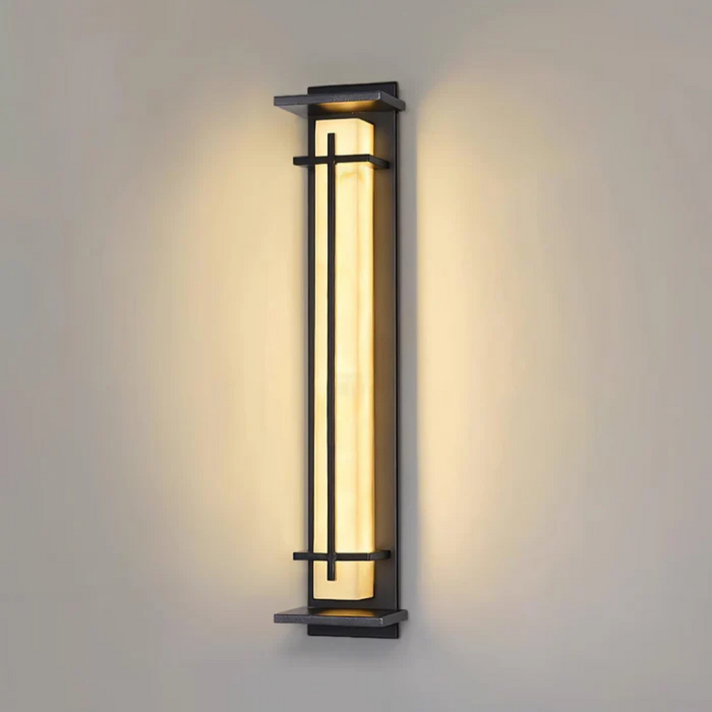 Aurelia Weatherproof Stainless Steel Outdoor Wall Lamp With LEDs For Outdoor Spaces
