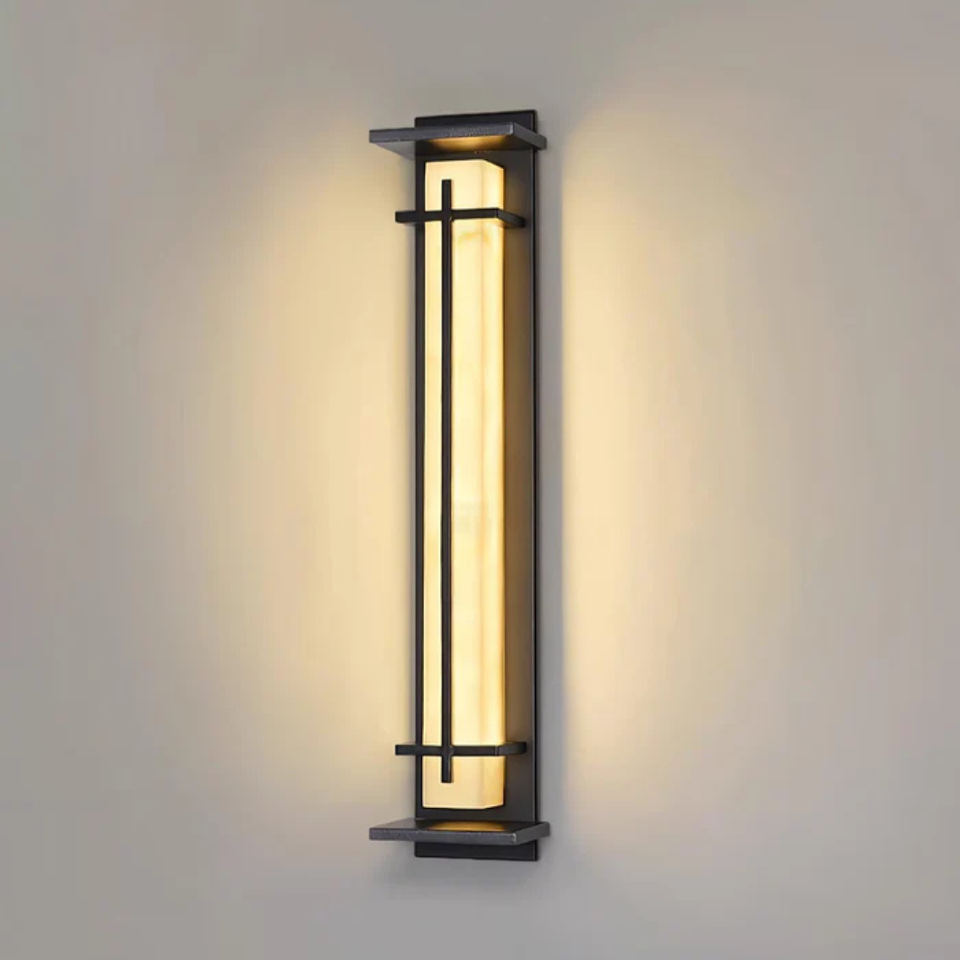 Aurelia Weatherproof Stainless Steel Outdoor Wall Lamp With LEDs For Outdoor Spaces