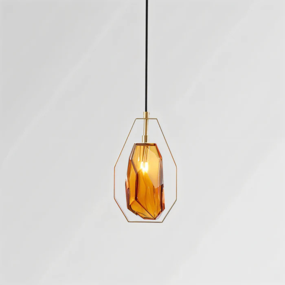 Lyvera Glas Pendelleuchte für Esszimmer Beleuchtung
