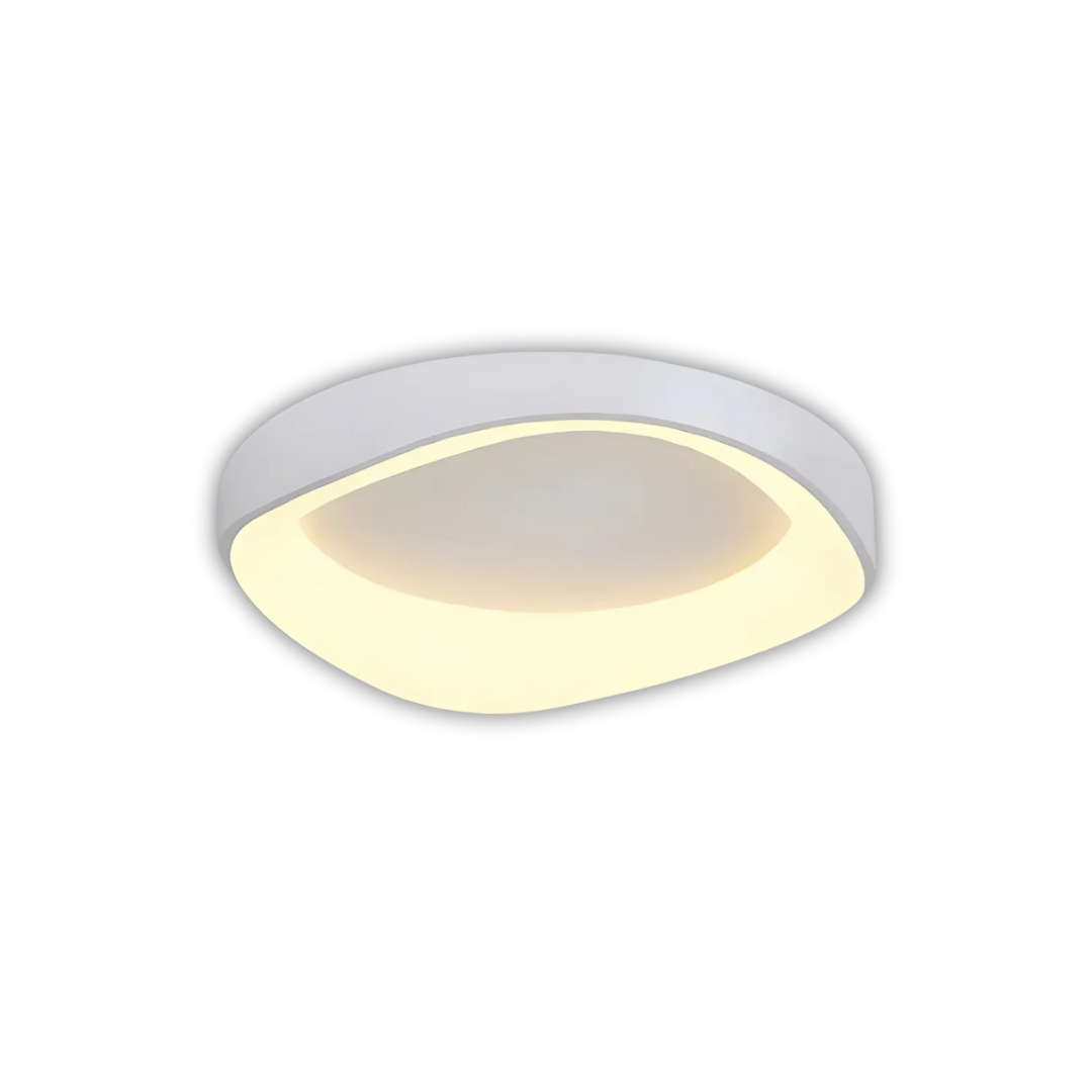 Vestra Nordic LED Ceiling Fixture Showcases Wood And Clear Acrylic Finish