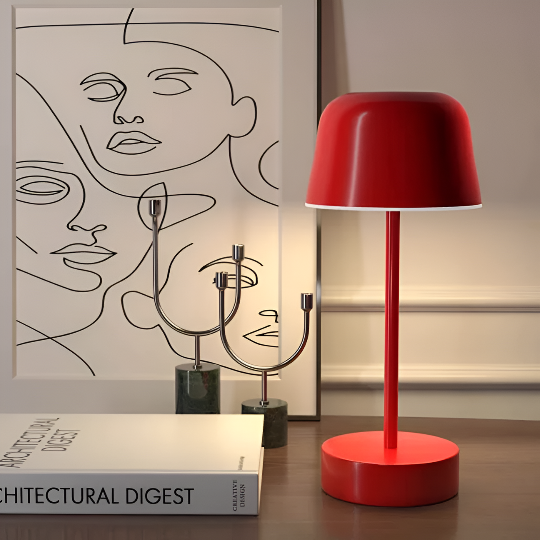 Lumora Vintage Wireless LED Table Light For Cozy Ambience