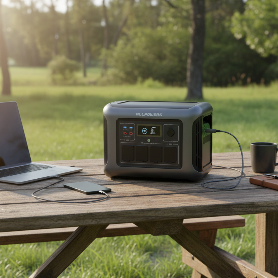 Tragbare PowerMax-Powerstation mit 1056Wh Kapazität