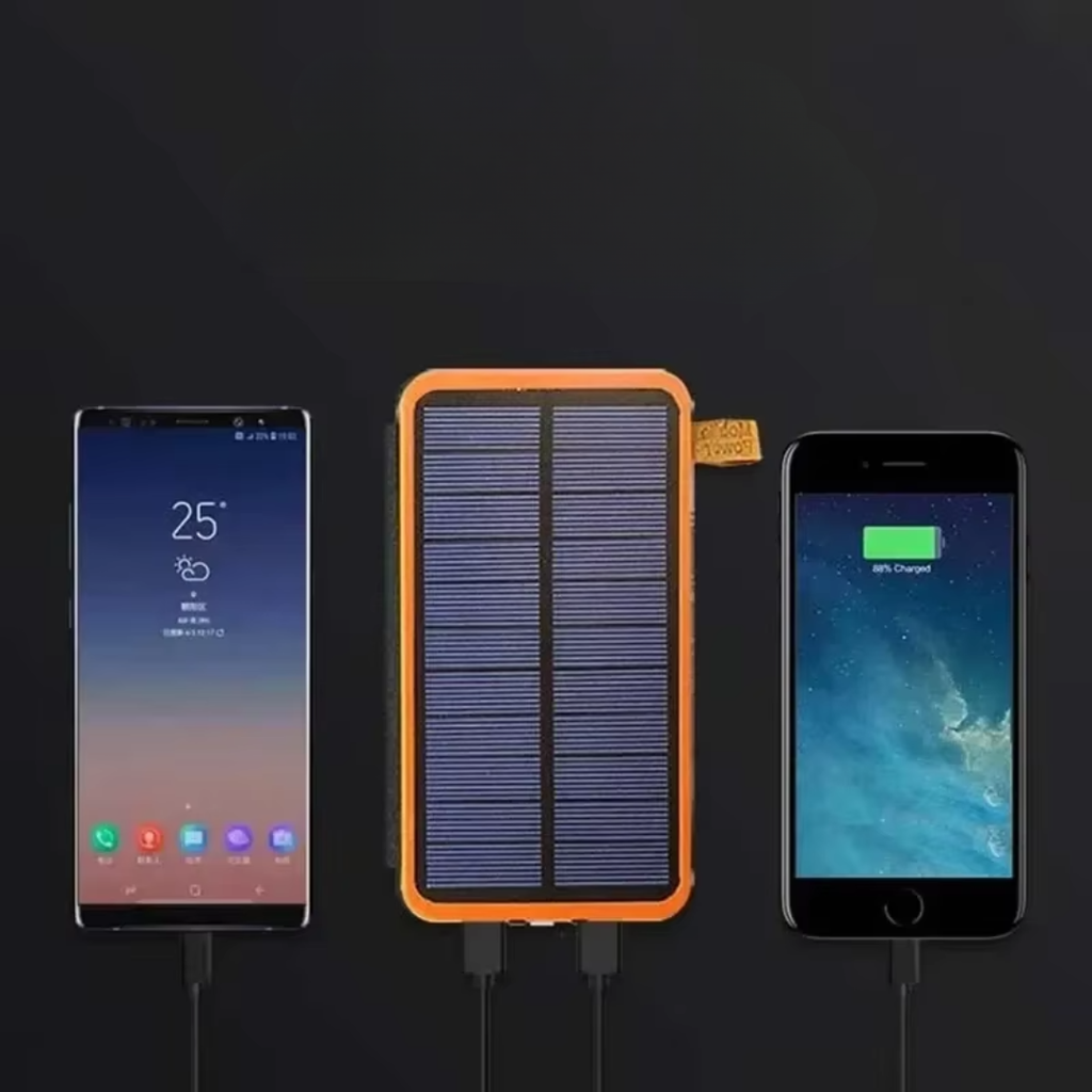 Ηλιακό power bank 200000mAh — Ανθεκτικός εξωτερικός φορτιστής με φακό