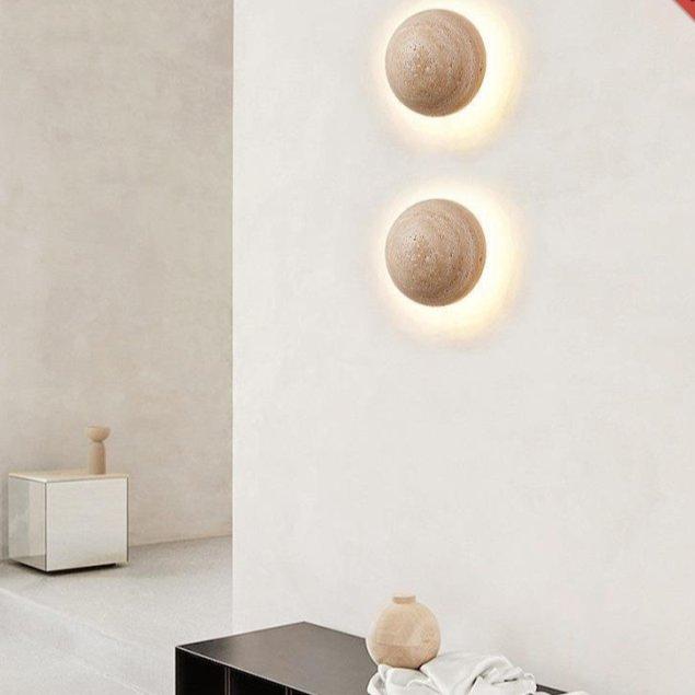 Asterra Cream Finish Wall Light — Minimalist Indoor Design