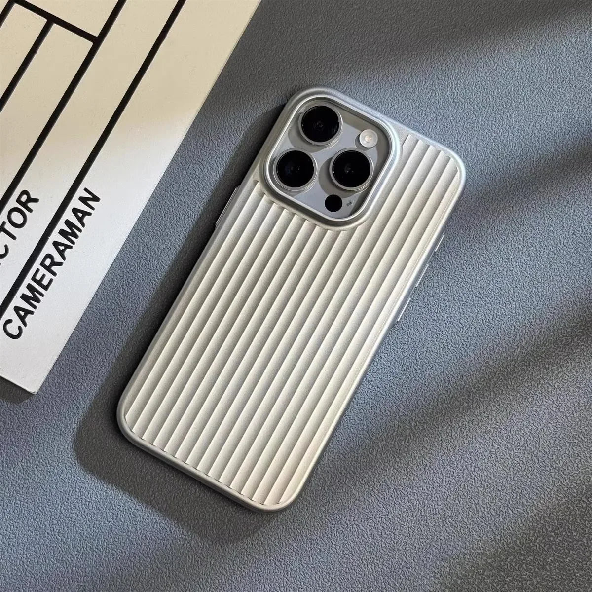 ApexGuard Slim iPhone Case — Ridged Grip Texture, Shock-Absorbent Drop Protection