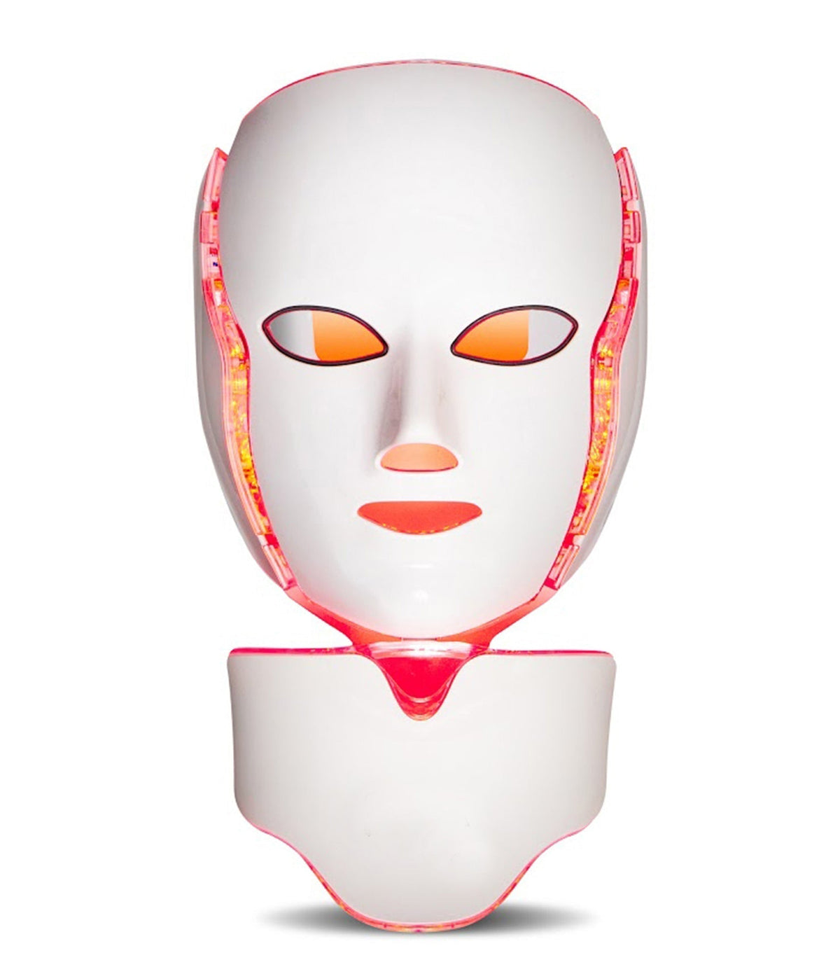 Rotlichttherapiemaske mit 7 Farben — LED-Behandlung für Gesicht und Hals