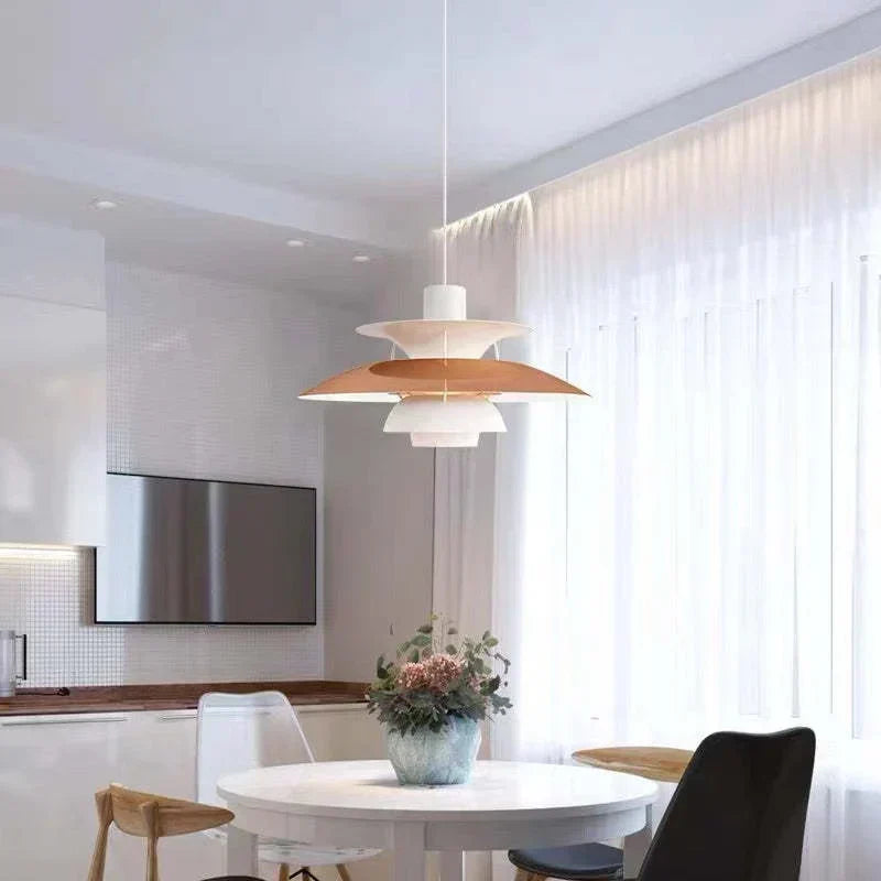 Morandi modern LED-hänglampa — färgglad skärm