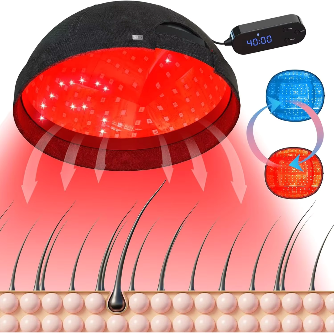Laserkappe zur Haarregeneration — Fortschrittliche Rot- und Blaulichttherapie