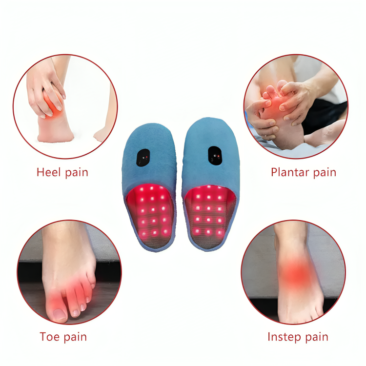 Footflex Rotlichttherapie-Hausschuh zur Linderung von Fußschmerzen